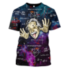 Alldaytee Albert Einstein Thinking OuterSpace Custom T shirt – Hoodies Apparel