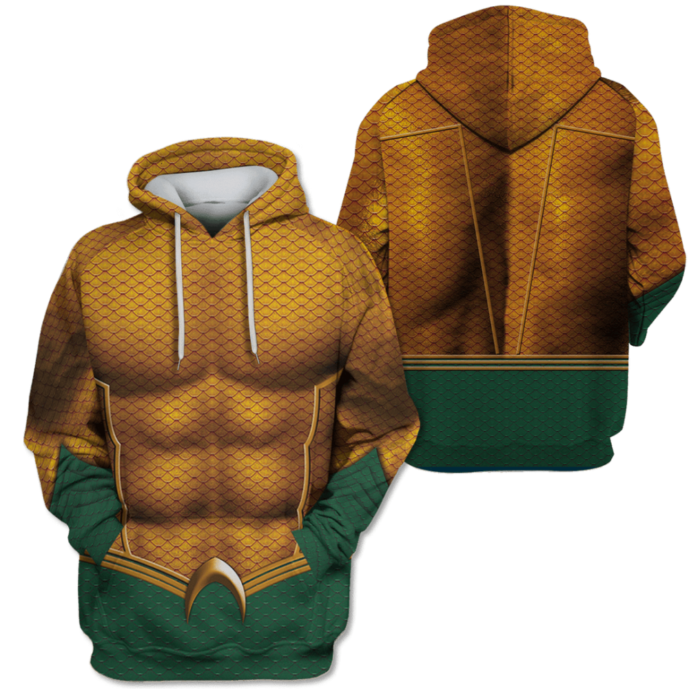 Aquaman Cosplay Custom T-Shirt Hoodie Apparel