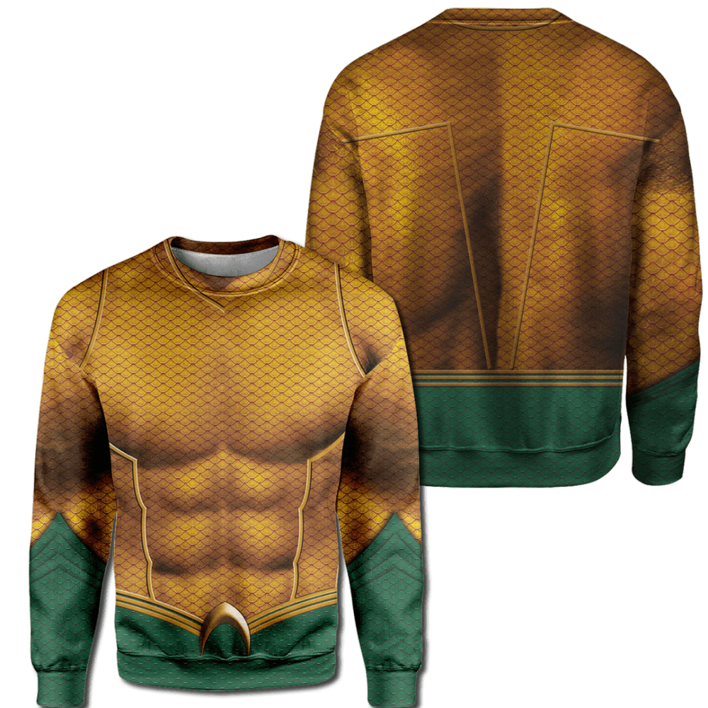 Aquaman Cosplay Custom T-Shirt Hoodie Apparel