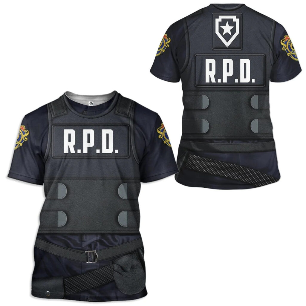 Resident Evil 2 Custom T-Shirt Hoodie Apparel