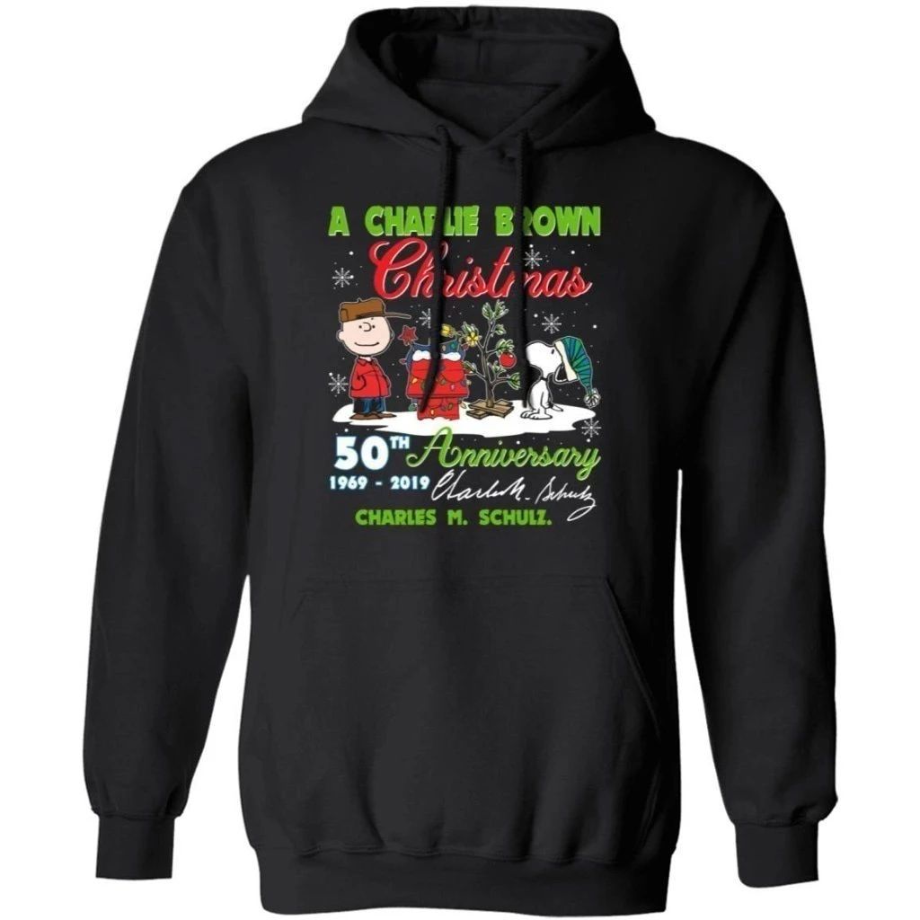 A Charlie Brown Christmas 50th Anniversary Hoodie Cute Xmas Gift