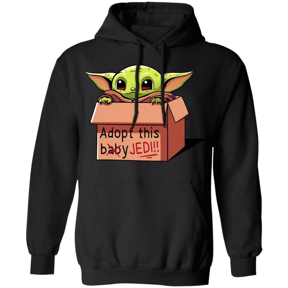Adopt This Baby Jedi Baby Yoda Hoodie Lovely Gift For Fans