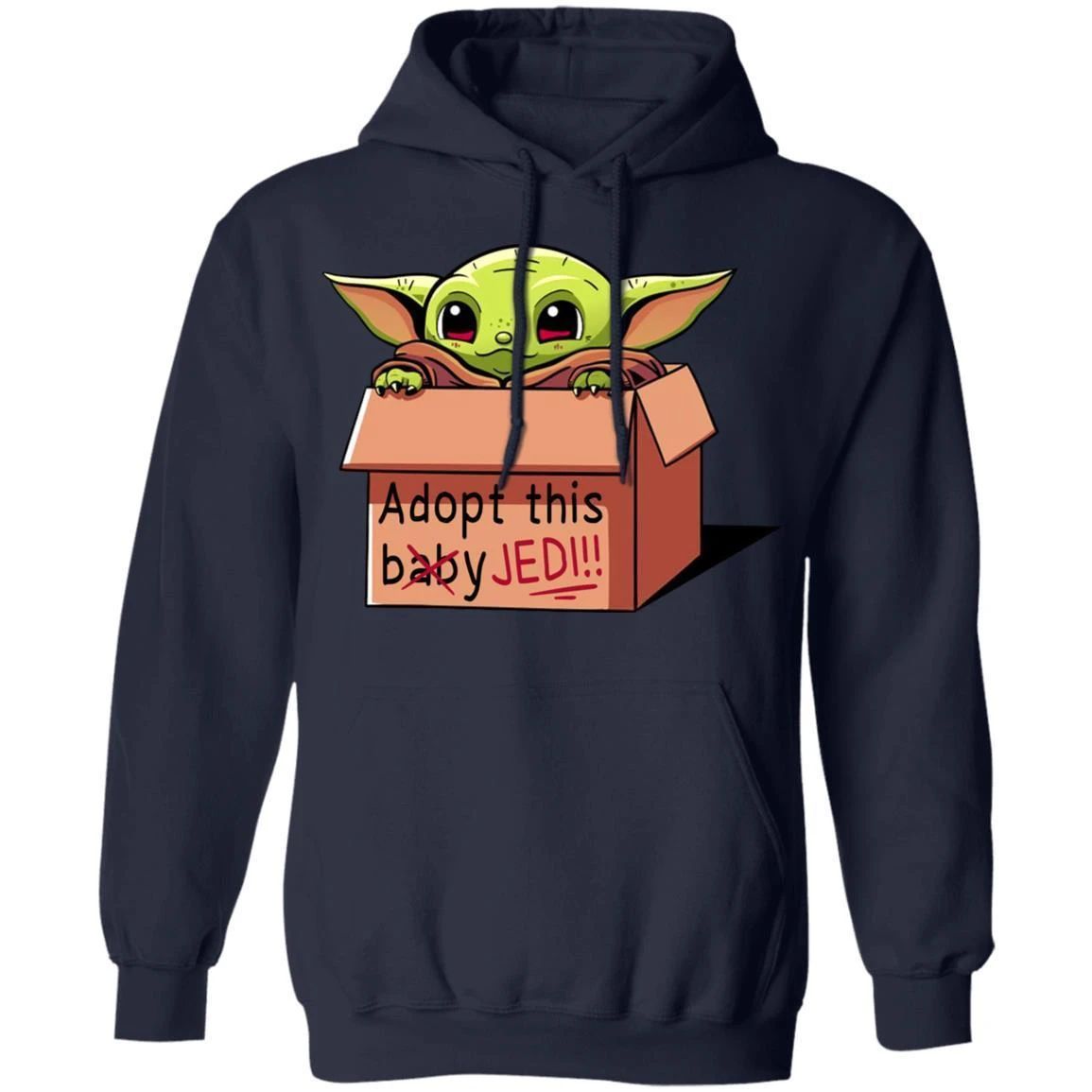 Adopt This Baby Jedi Baby Yoda Hoodie Lovely Gift For Fans 1