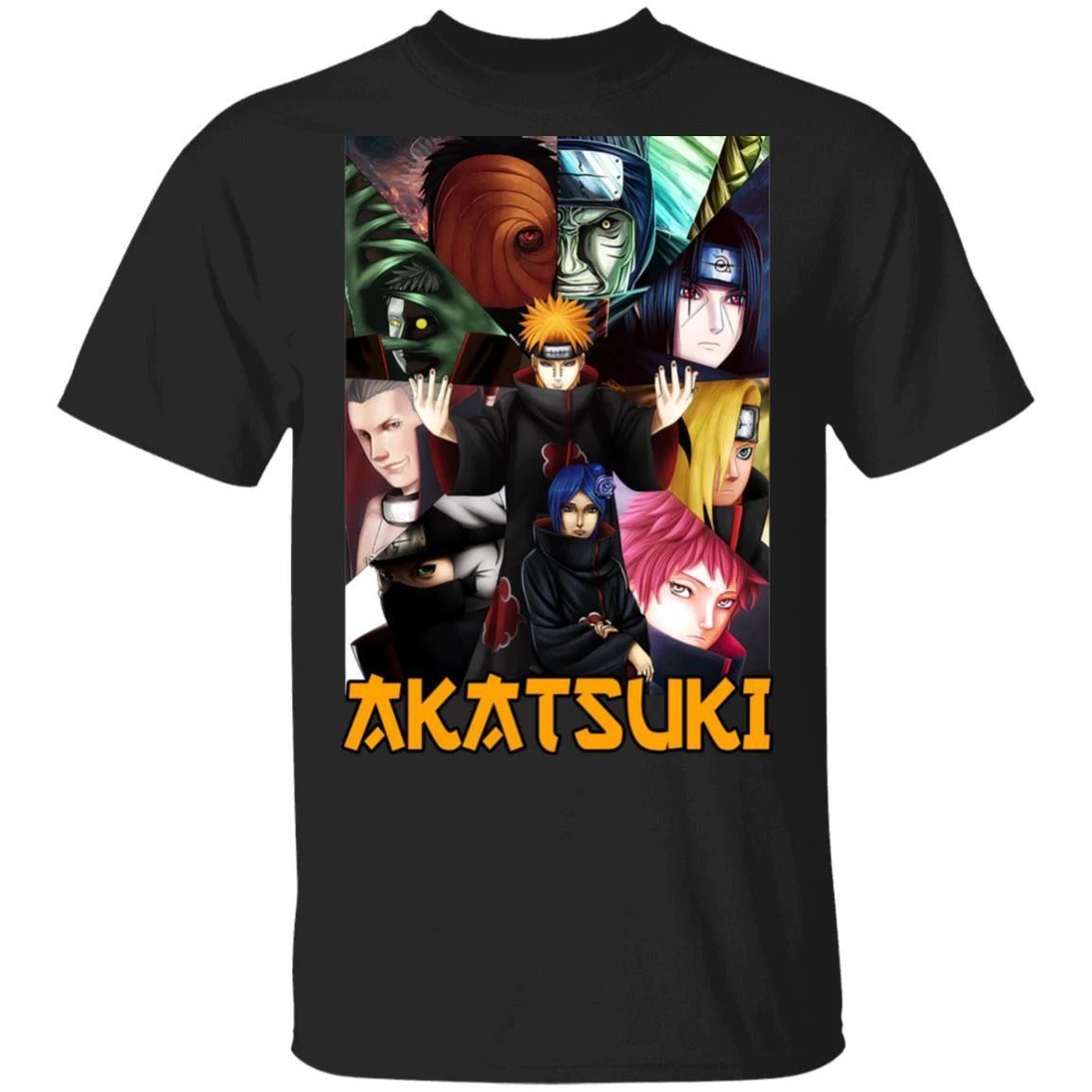 Akatsuki Squad Shirt Anime Naruto Tee