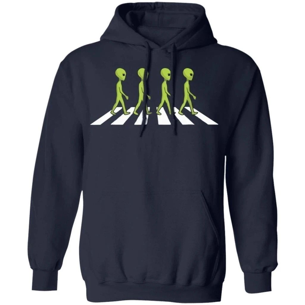 Alien On The Abbey Road Hoodie Funny Gift 1