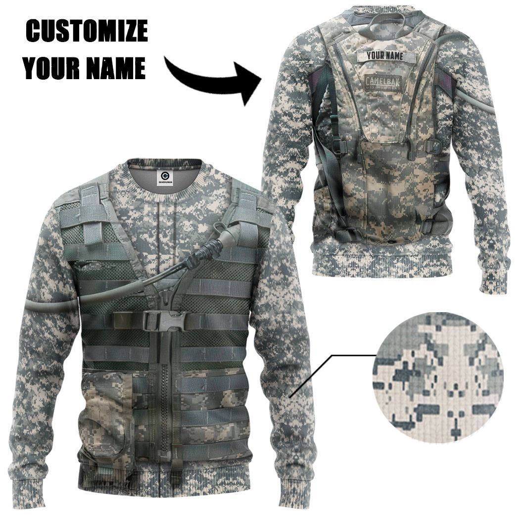 Airborne Uniform Custom Name Tshirt Hoodie Appreal 3