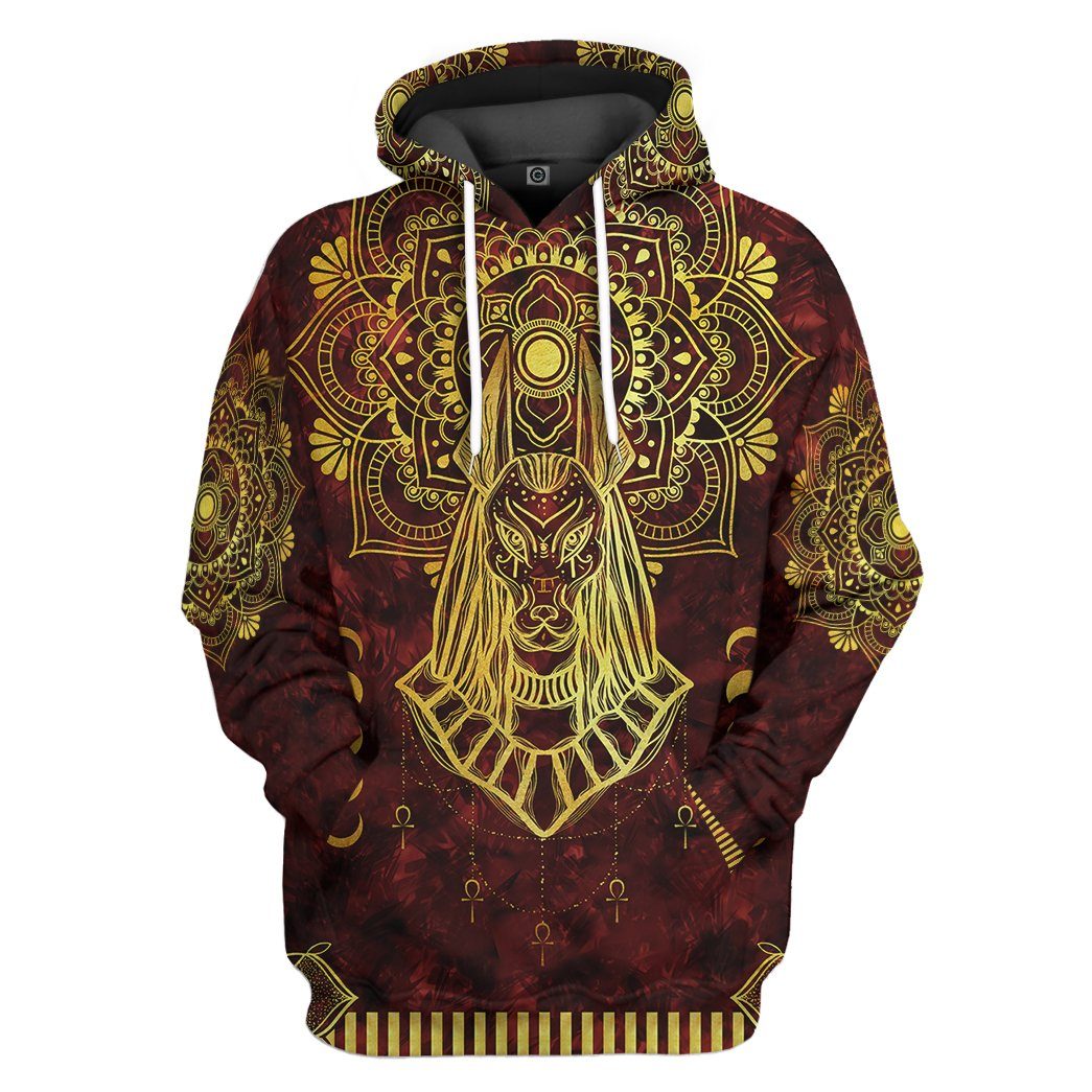 Anubis Egypt All Over Print T-Shirt Hoodie Fan Gifts Idea