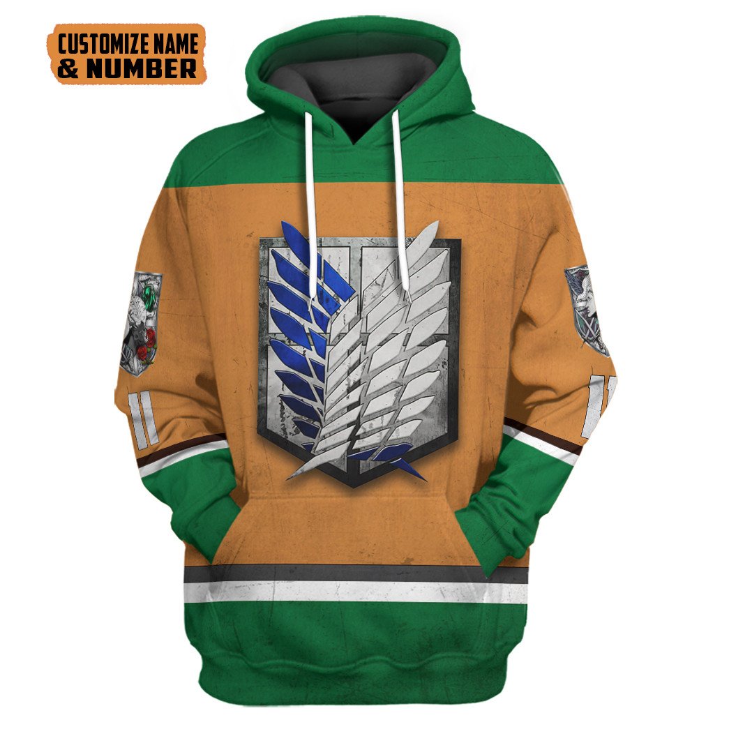 Attack On Titan Scouting Legion Custom Hoodie Tshirt Apparel