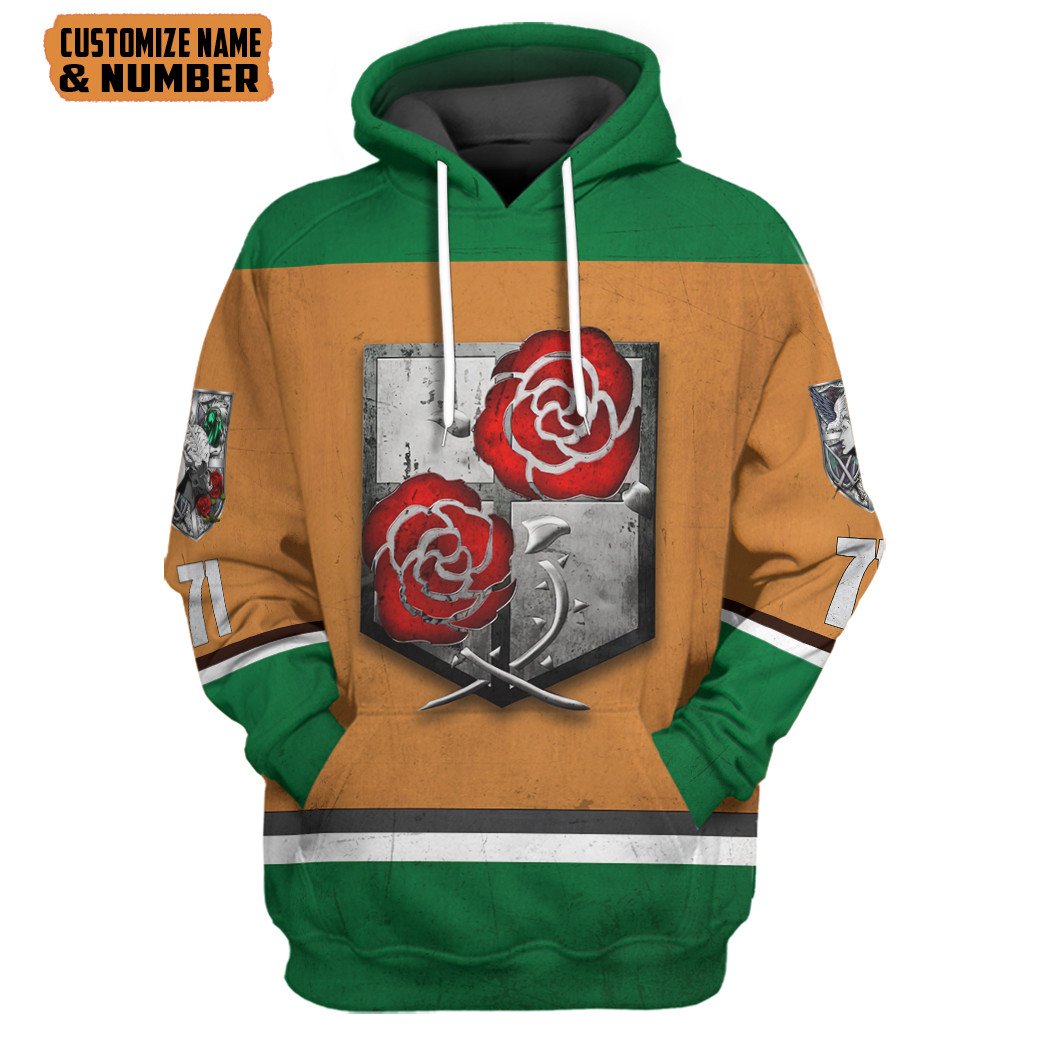 Attack On Titan Stationary Guard Custom Hoodie Tshirt Apparel