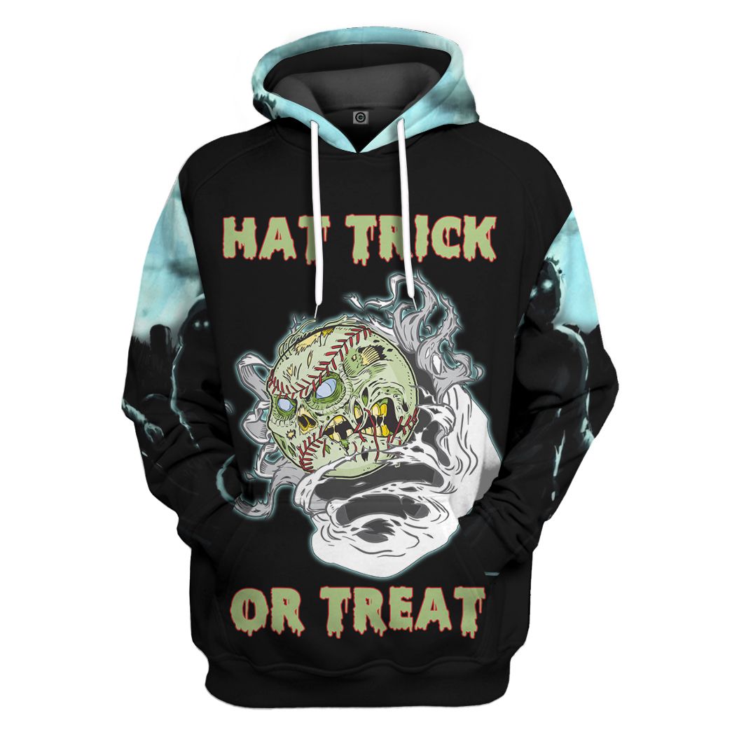 Baseball Hat Trick Or Treat Custom Apparel