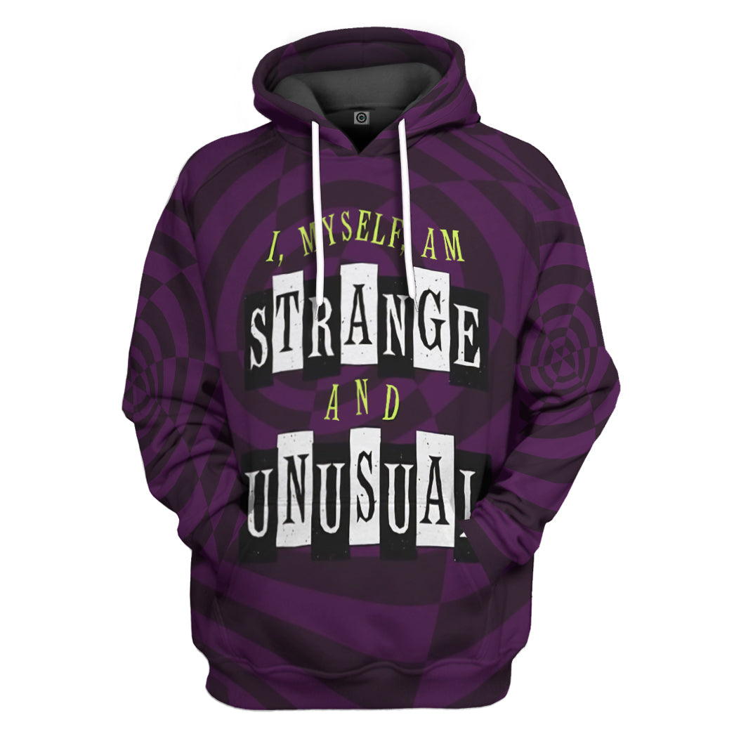 Beetlejuice Strange and Unusual Custom Hoodie Tshirt Apparel