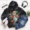 Biker Santa Claus Custom Hoodie Apparel 5