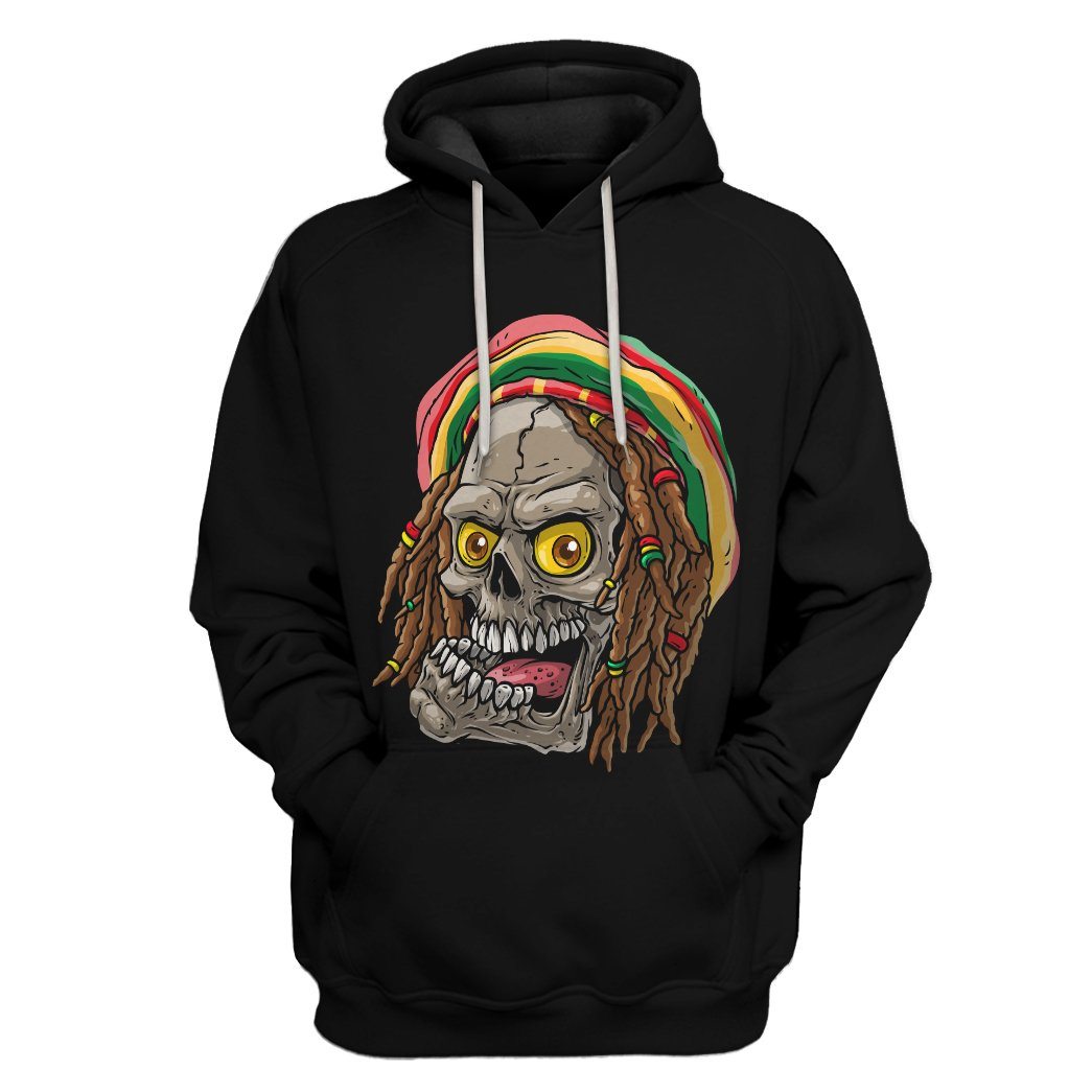 Bob Marley Skull 1 Hoodie Apparel