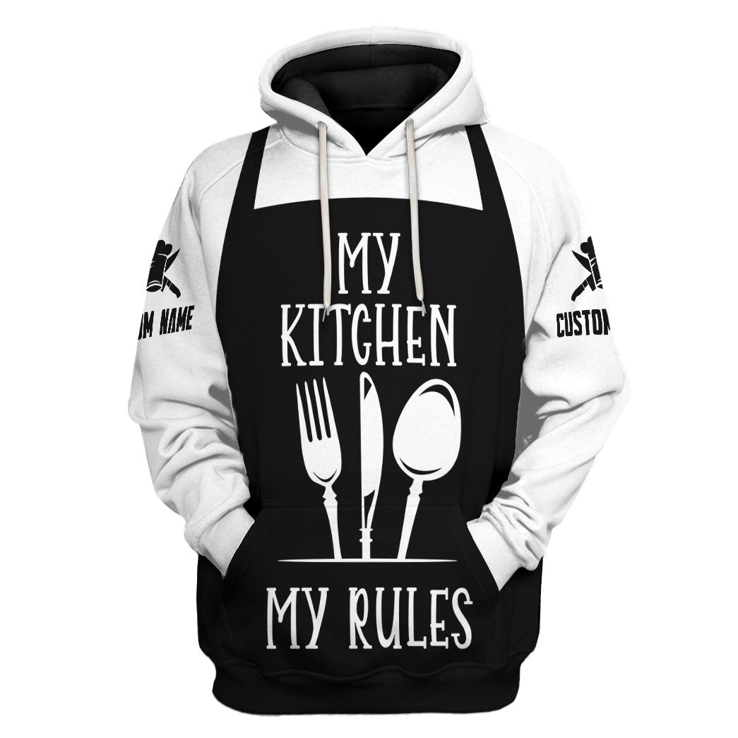 Chef Rules Custom Name Tshirt Hoodie Apparel