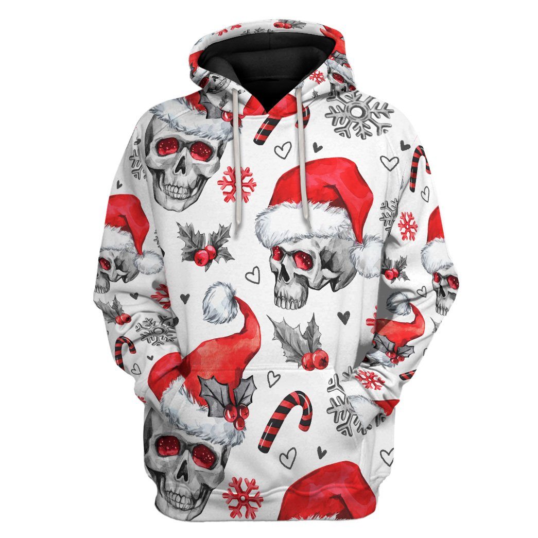 Christmas Skull Custom Hoodie Apparel