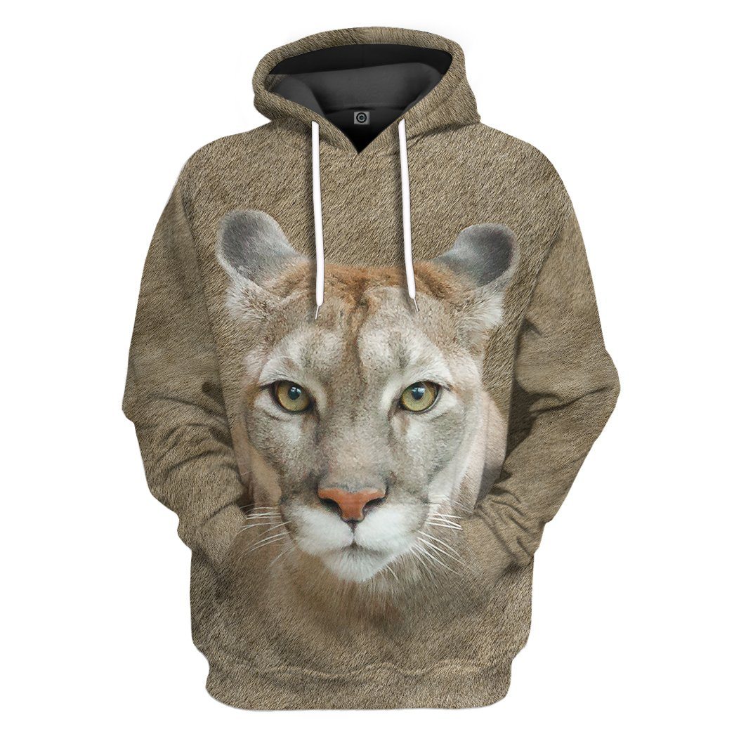 Cougar Front And Back Tshirt Hoodie Apparel