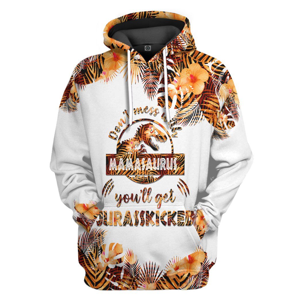 Dont Mess With Mamasaurus v4 Mothers Day Gift All Over Print T-Shirt Hoodie Fan Gifts Idea