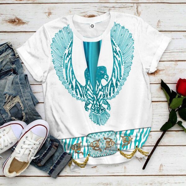 ELV PRL Phoenix Turquoise Jumpsuit All Over Print T-Shirt Hoodie Fan Gifts Idea 11