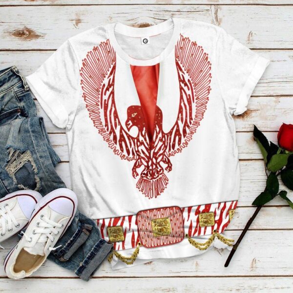 ELV PRL Red Phoenix Jumpsuit All Over Print T-Shirt Hoodie Fan Gifts Idea 13