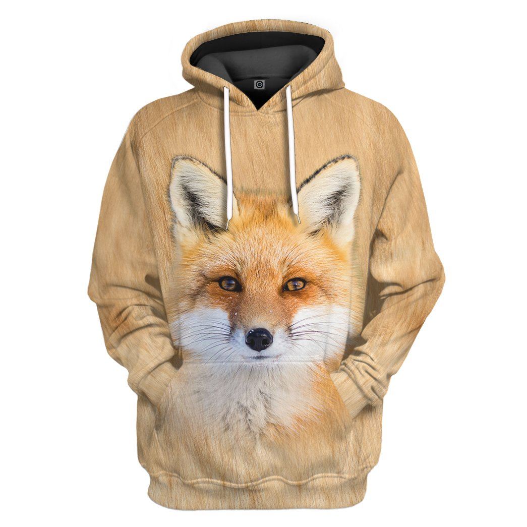 Fox Front And Back Tshirt Hoodie Apparel