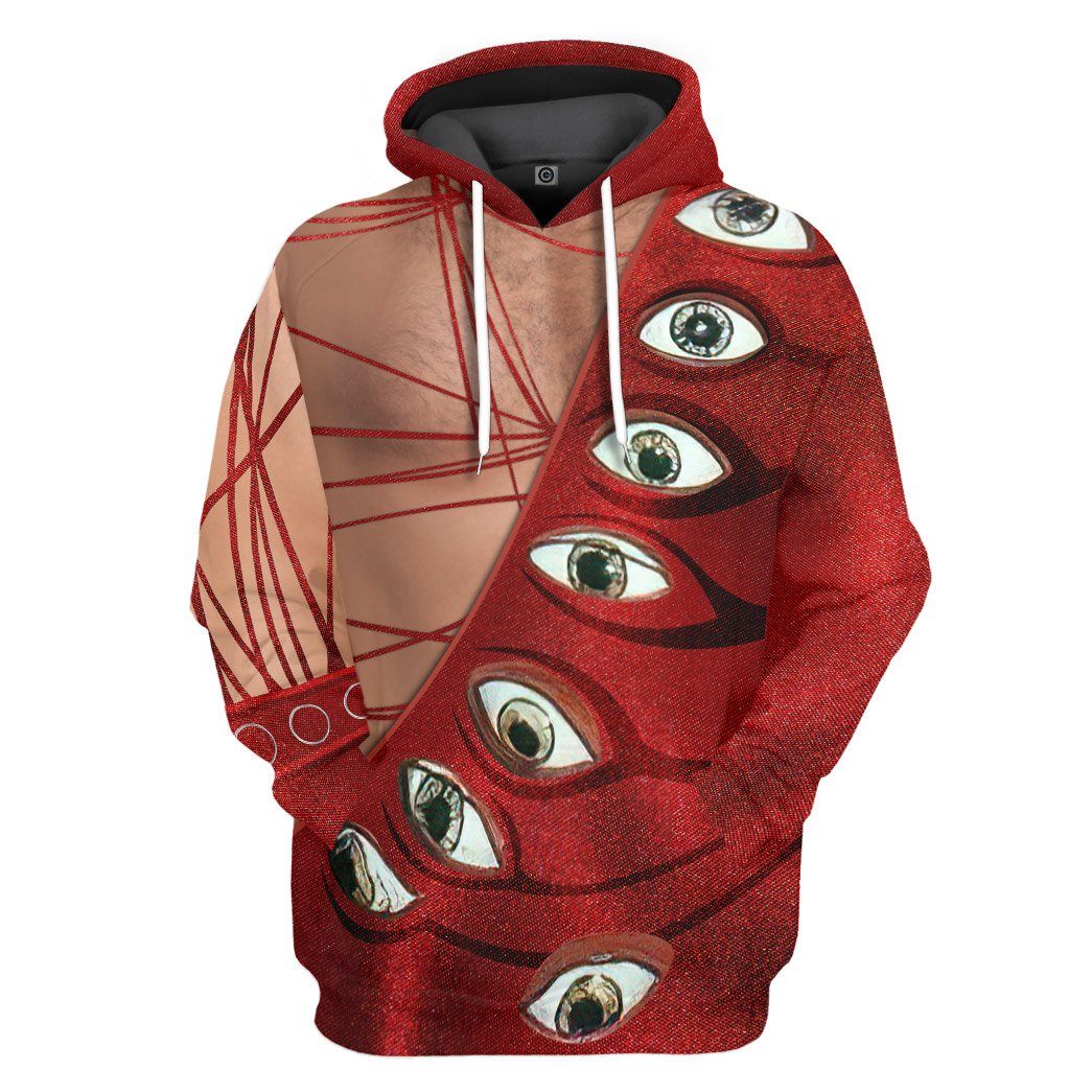 Freddie Mercury Eyeball Suit Custom Hoodie Apparel