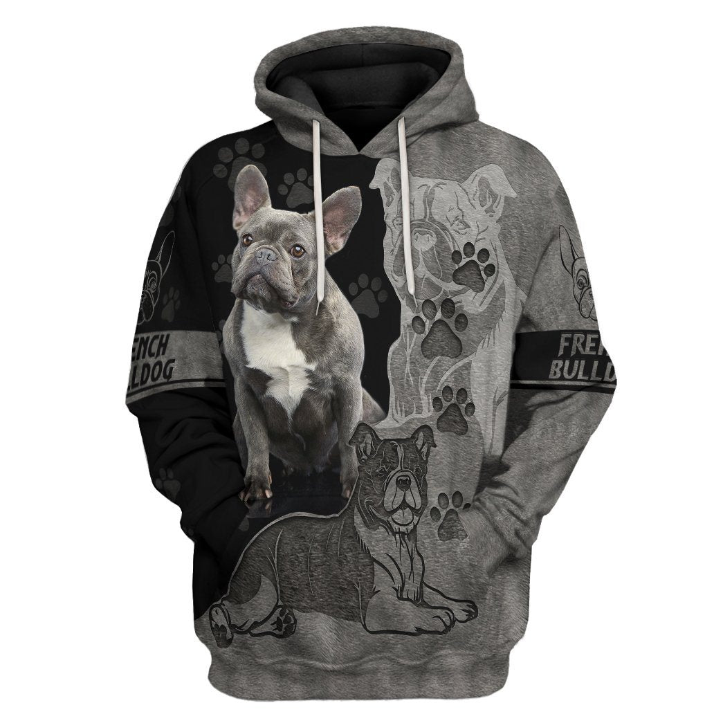 French Bulldog Lovers All Over Print T-Shirt Hoodie Fan Gifts Idea