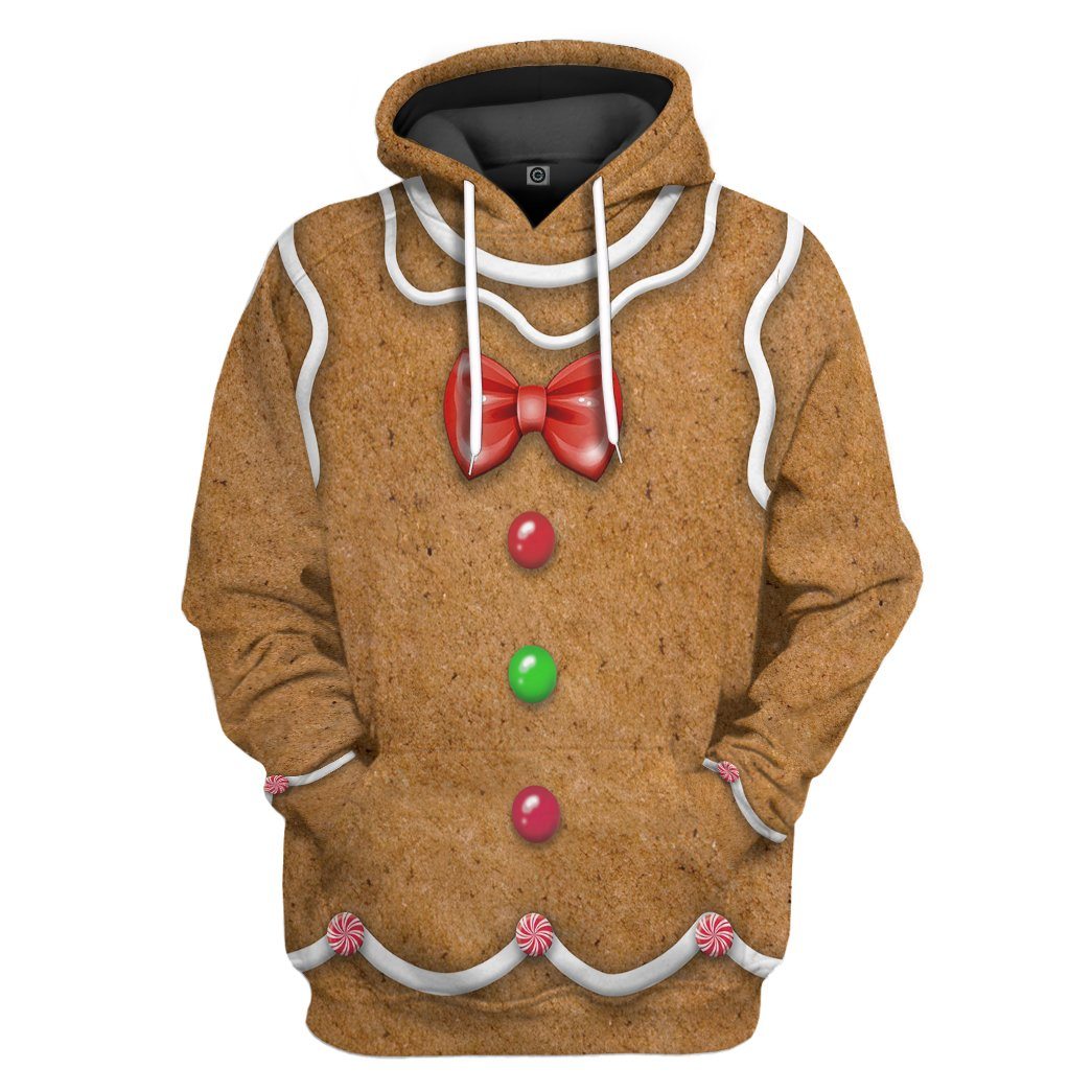 Gingerbread Costume Custom Hoodie Apparel