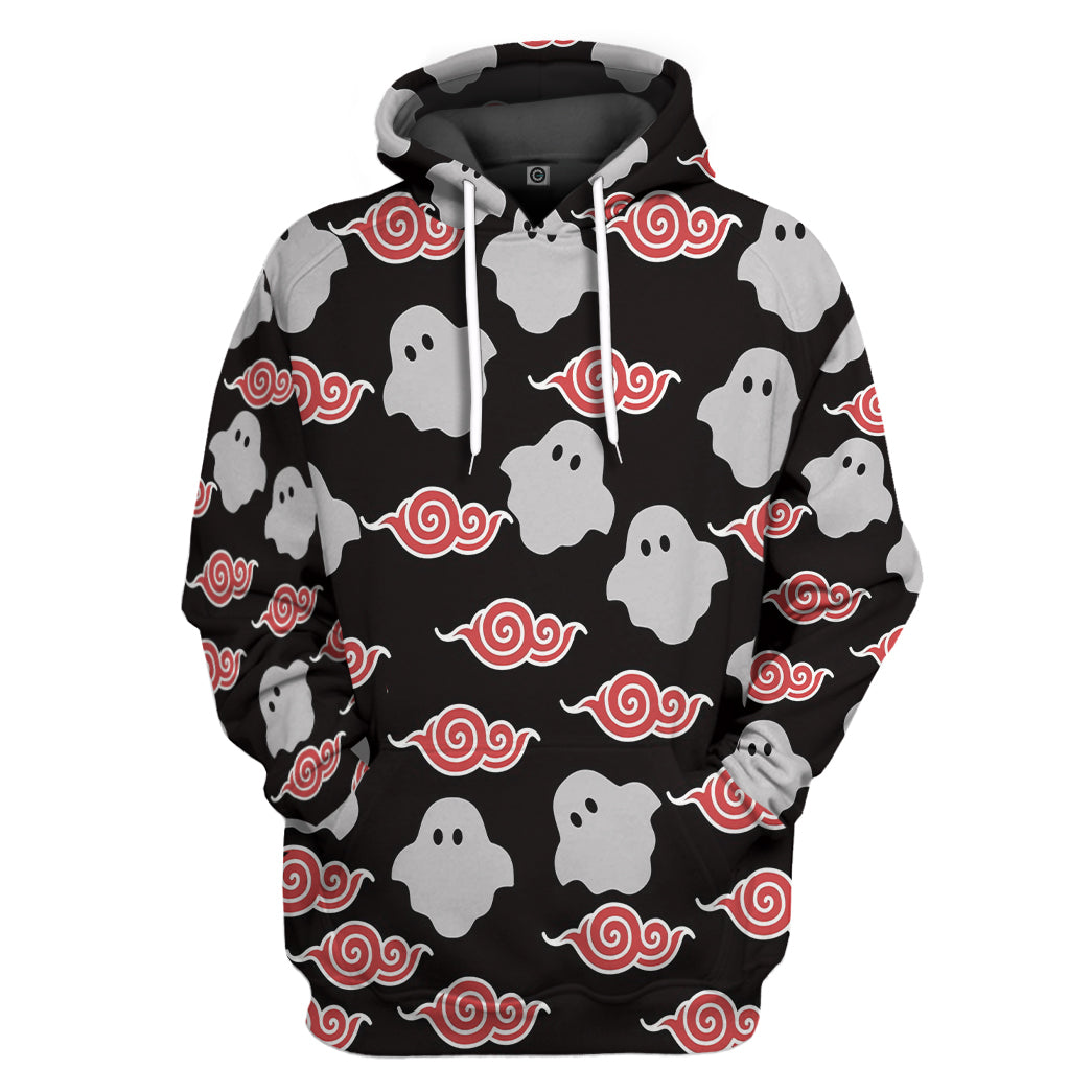 Halloween Spooky Ghost With Naruto Custom Hoodie Tshirt Apparel