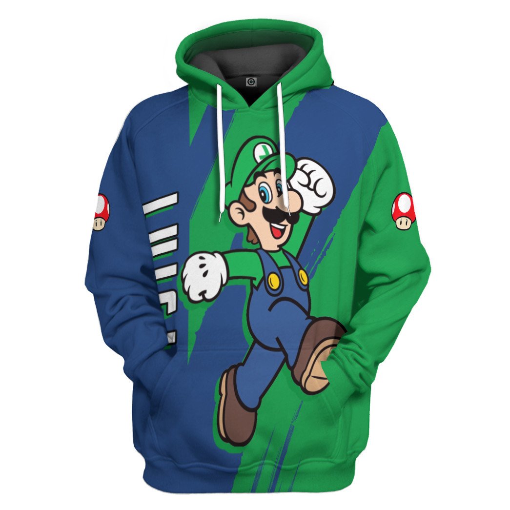 Happy Luigi Custom Hoodie Tshirt Apparel