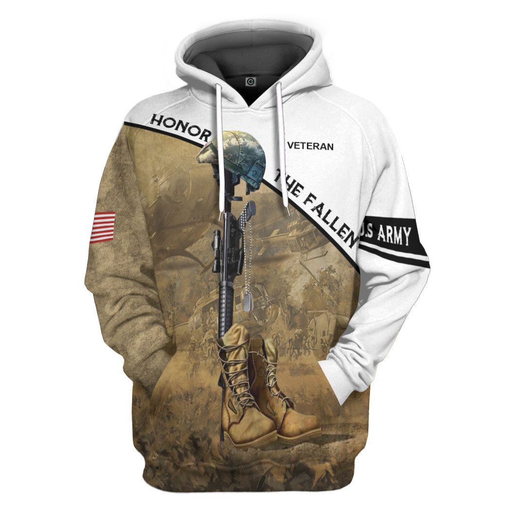 Honor The Fallen All Over Print T-Shirt Hoodie Fan Gifts Idea