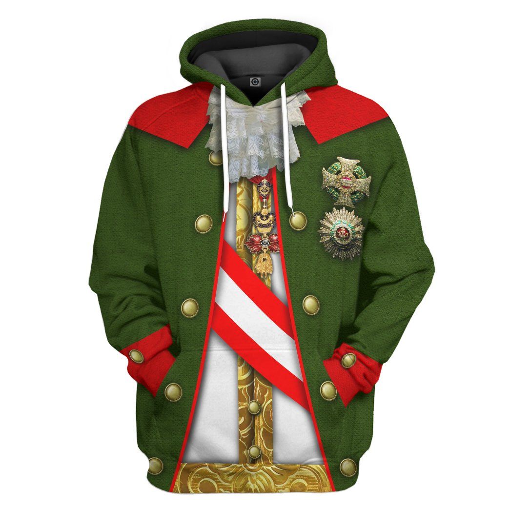 Joseph II Holy Roman Emperor Custom Hoodie Apparel