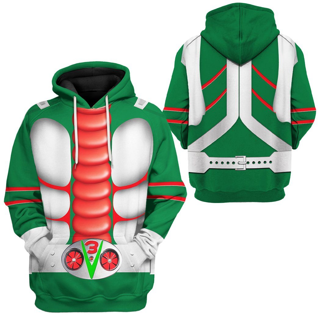 Kamen Rider V3 Tshirt Hoodie Apparel