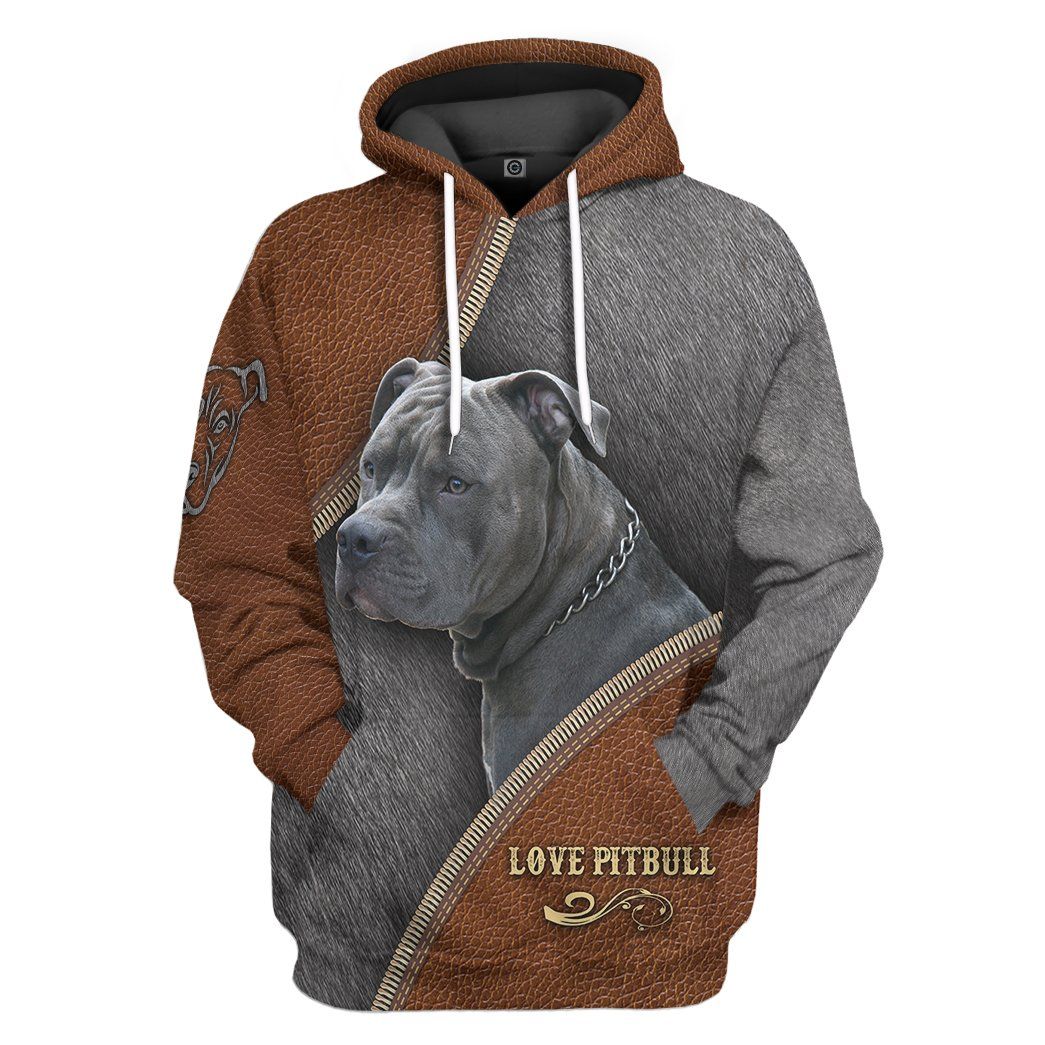 Love Pitbull Tshirt Hoodie Apparel