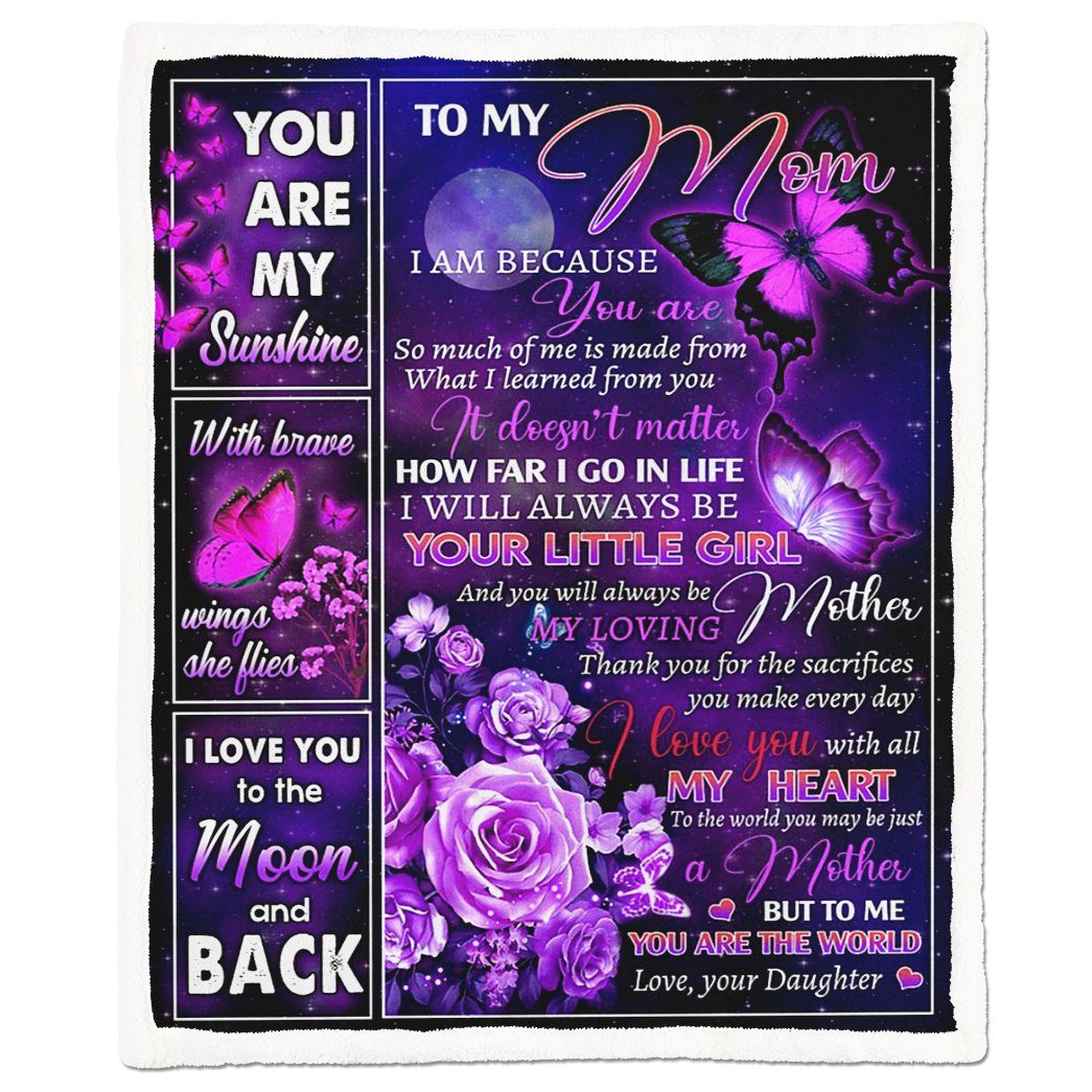 Alldaytee Love You To The Moon And Back Blanket