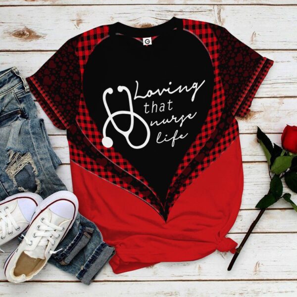 Loving That Love Life Valentine All Over Print T-Shirt Hoodie Fan Gifts Idea 7