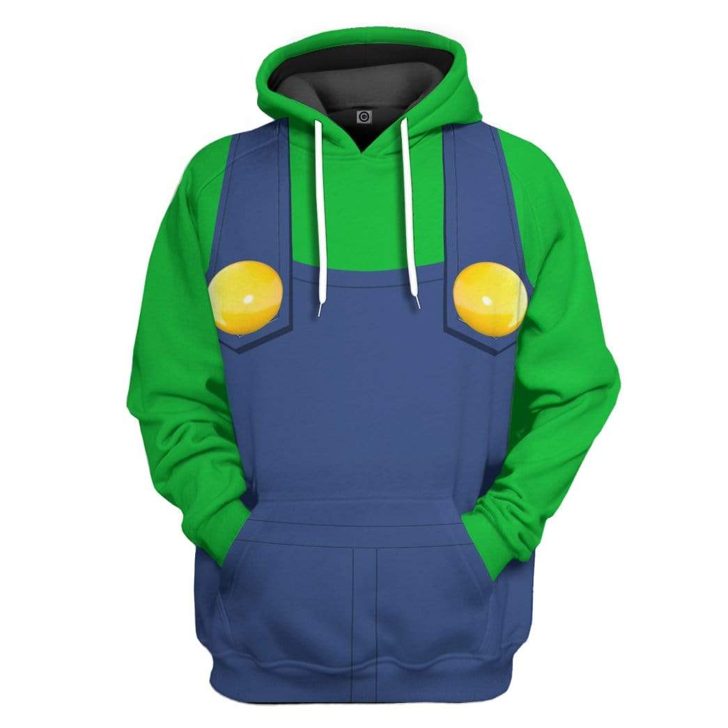 Luigi Custom Hoodie Apparel