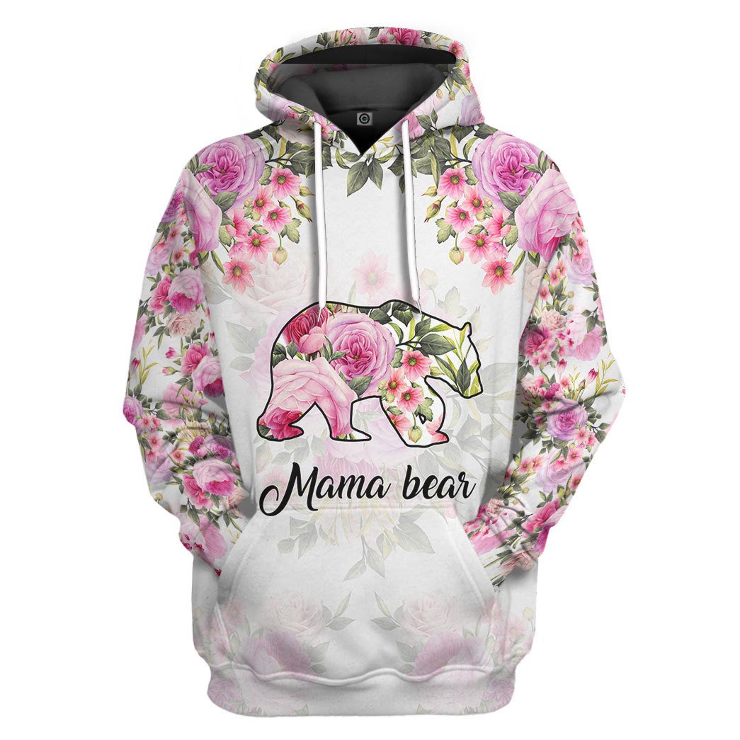 Mama Bear Mothers Day All Over Print T-Shirt Hoodie Fan Gifts Idea