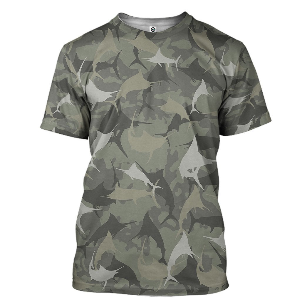 Marlin Camo All Over Print T-Shirt Hoodie Fan Gifts Idea 15