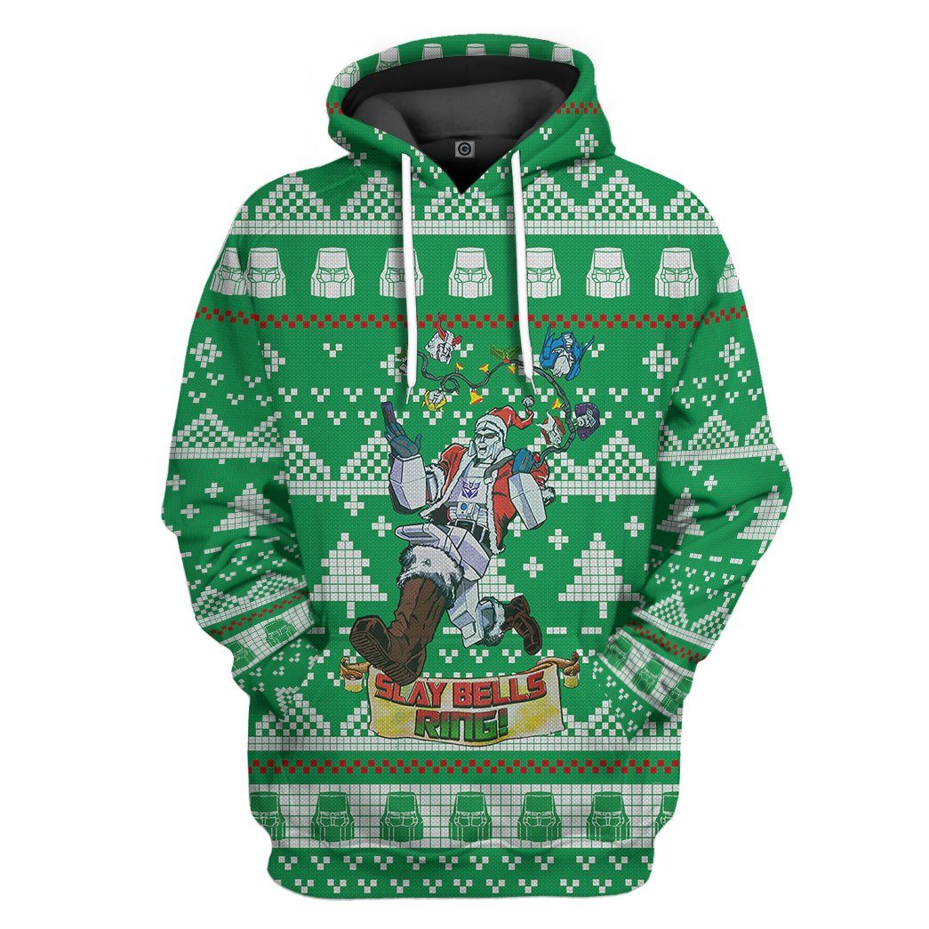 Megatron Ugly Christmas Sweater All Over Print T-Shirt Hoodie Fan Gifts Idea