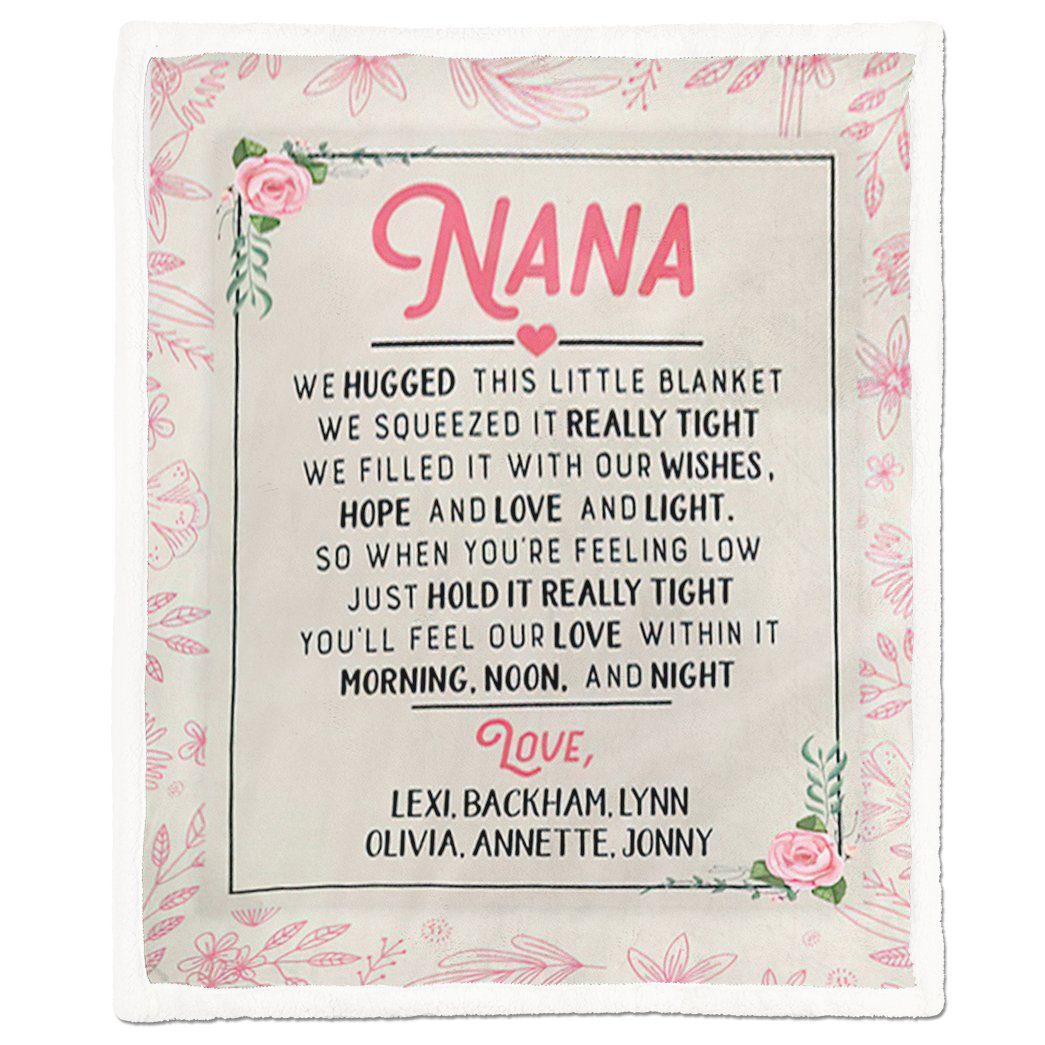 Alldaytee Nana We Hugged This Little Blanket