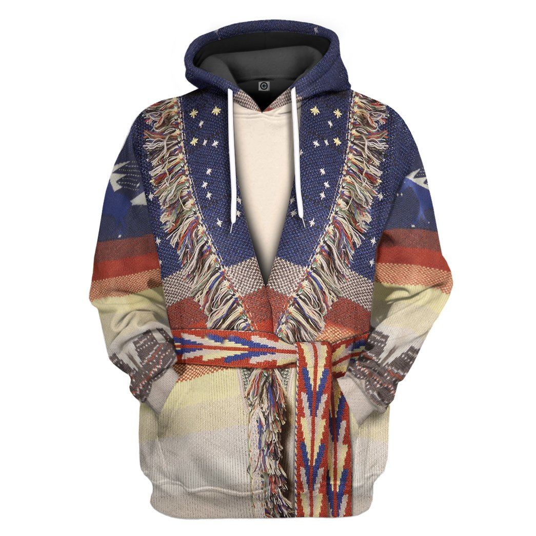 Native American Flag Tshirt Hoodie Apparel