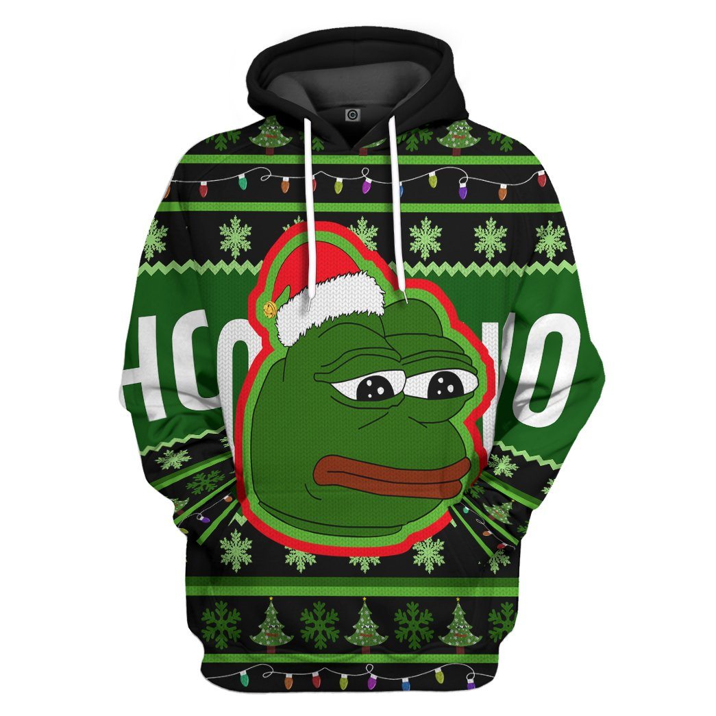 Pepe Frog Ugly Sweater Custom Hoodie Apparel