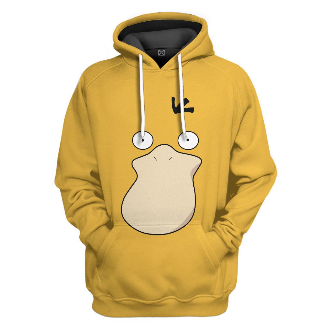 Pokemon Psyduck Cosplay All Over Print T-Shirt Hoodie Fan Gifts Idea