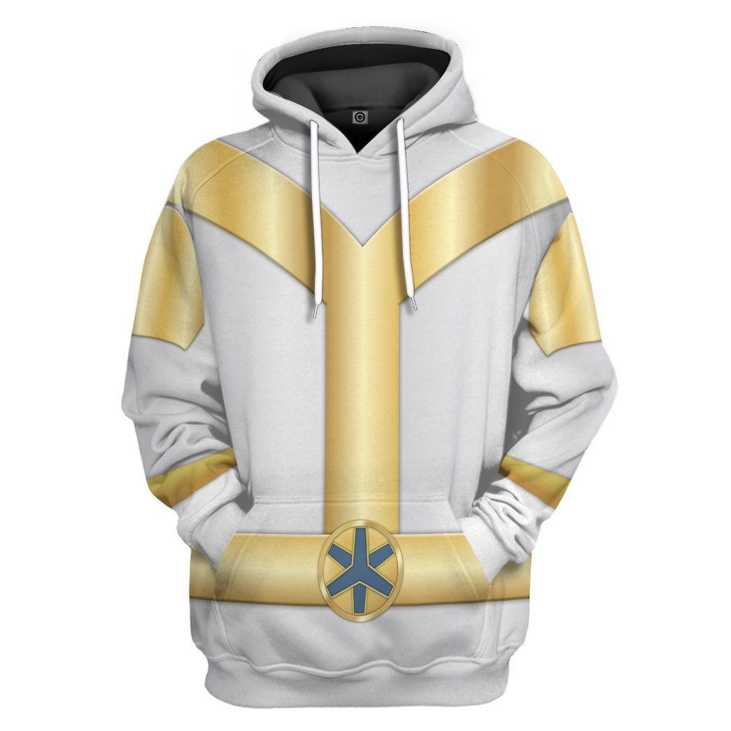 Power Rangers Lightspeed Rescue Titanium Ranger All Over Print T-Shirt Hoodie Fan Gifts Idea