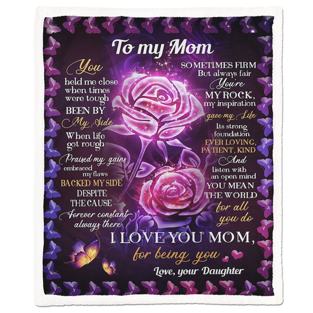 Alldaytee PS I Love You Mom Blanket