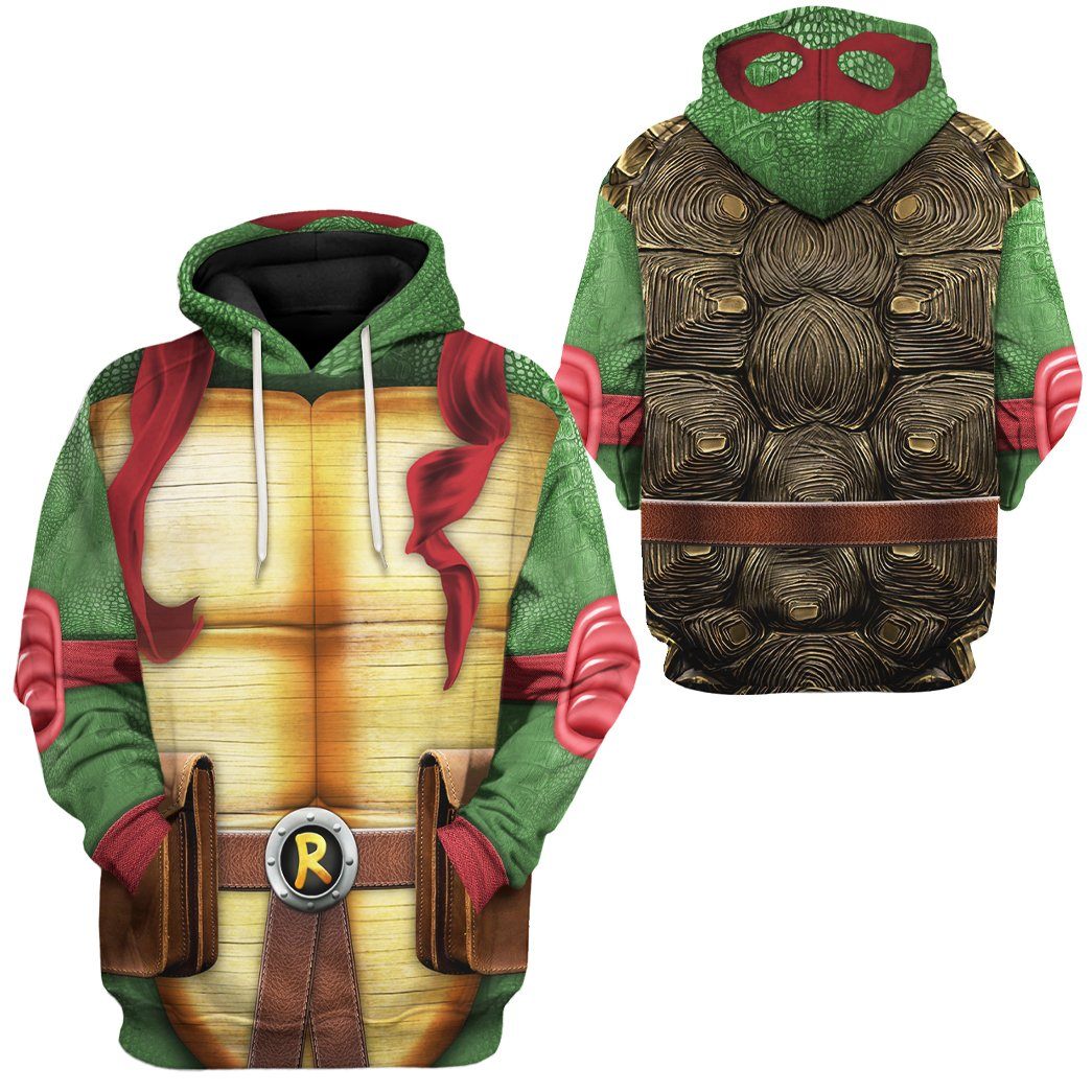 Raphael Raph TMNT Cosplay All Over Print T-Shirt Hoodie Fan Gifts Idea