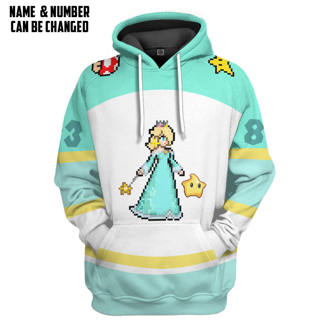 Rosalina Sports Custom Name Custom Number Hoodie Tshirt Apparel