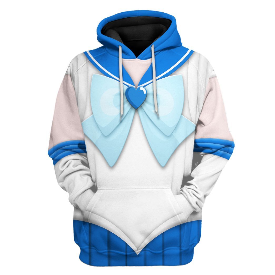 Sailor Mercury All Over Print T-Shirt Hoodie Fan Gifts Idea