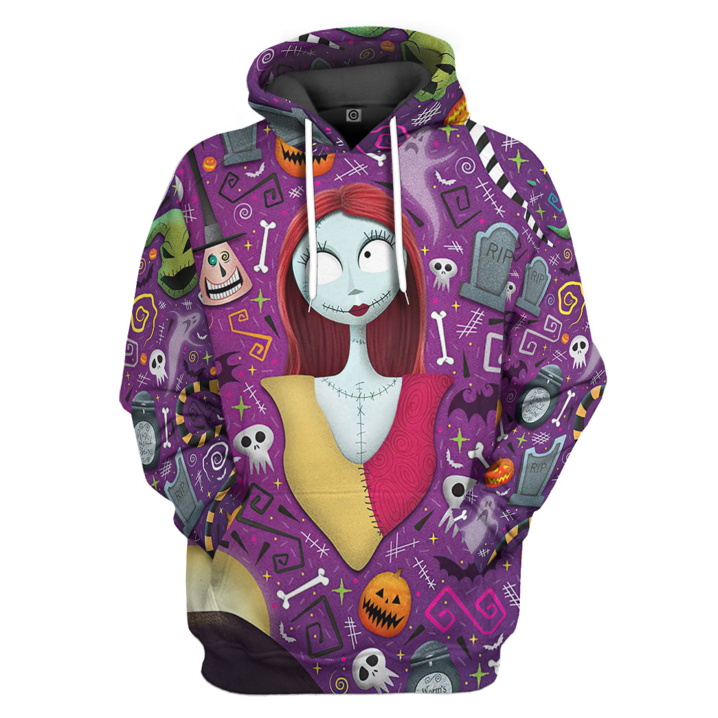 Sally The Nightmare Before Christmas Halloween All Over Print T-Shirt Hoodie Fan Gifts Idea