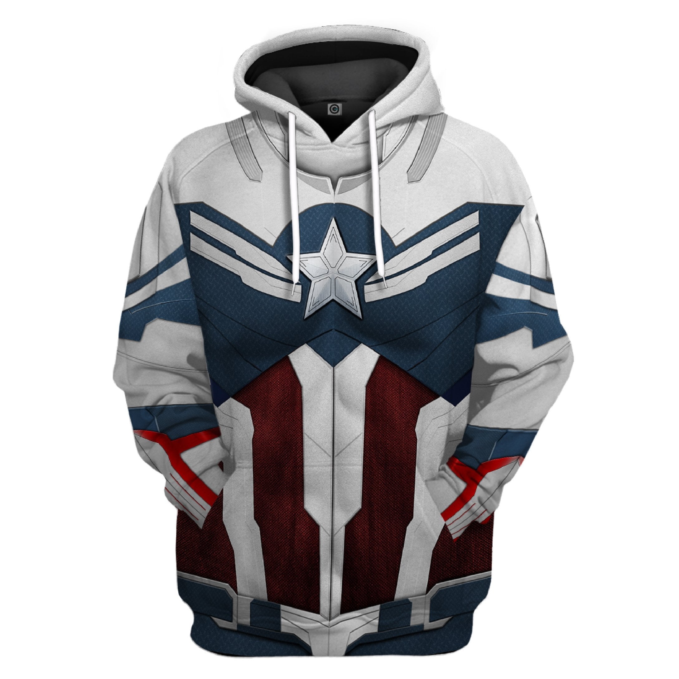 Sam Wilson Captain America All Over Print T-Shirt Hoodie Fan Gifts Idea